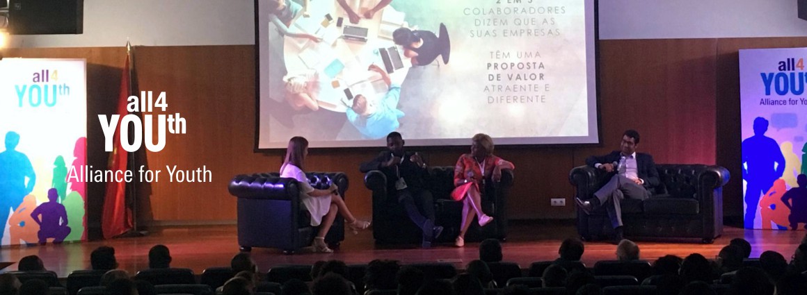 Soapro presente no evento de lançamento Aliança para a Juventude (Alliance for Youth)